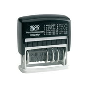 2000 Plus S140/WD Self Inking Micro Message Dater Stamp 010072