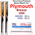 thumbnail image 1 of 2000 Plymouth Breeze Performance Beam Wipers (Set of 2), 1 of 3