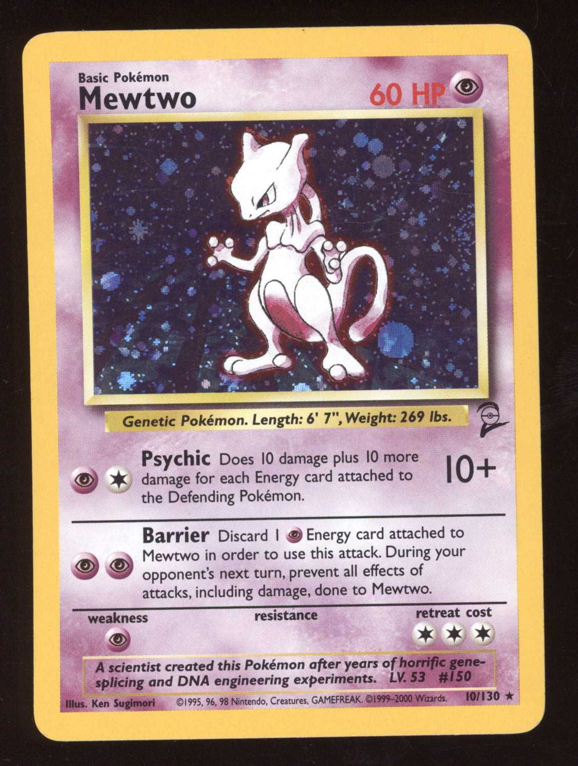 mewtwo pokemon card 130 hp Mewtwo (12/18) [Sun & Moon: Detective Pikachu] – Pokemon Plug main image 0
