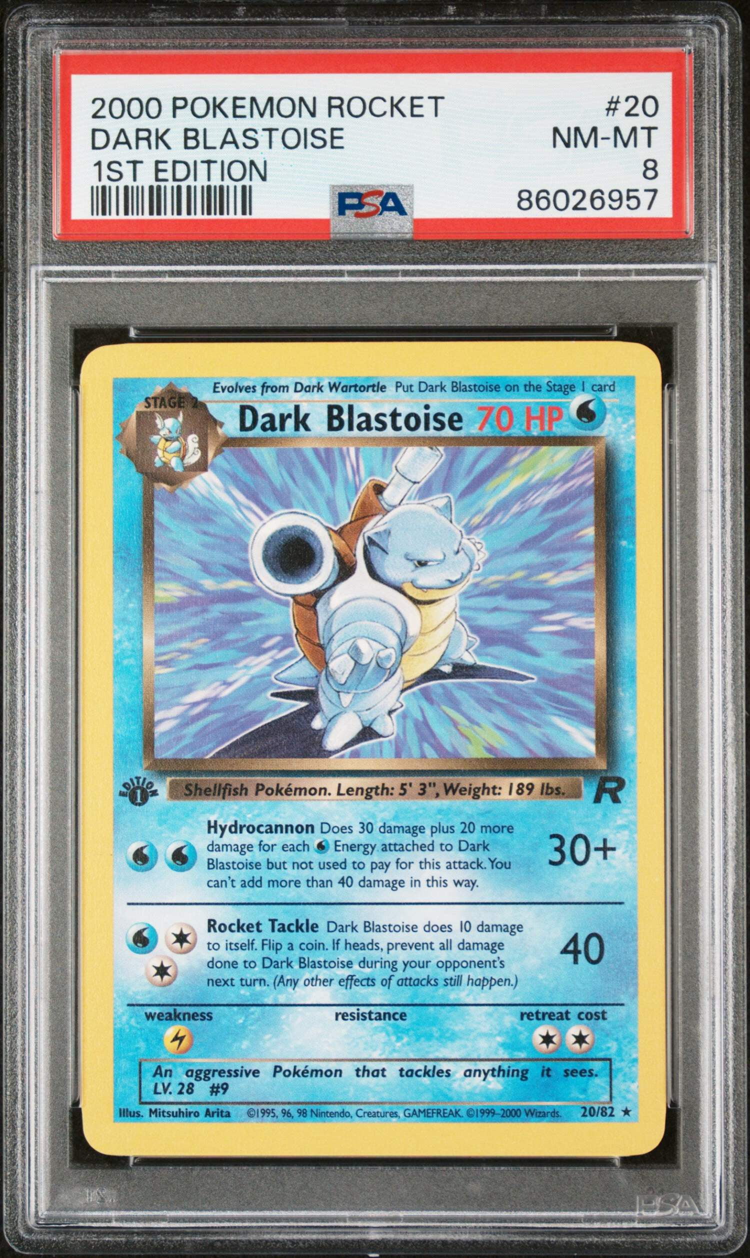 Pokemon Blastoise German -Turtok- shops 1st edition