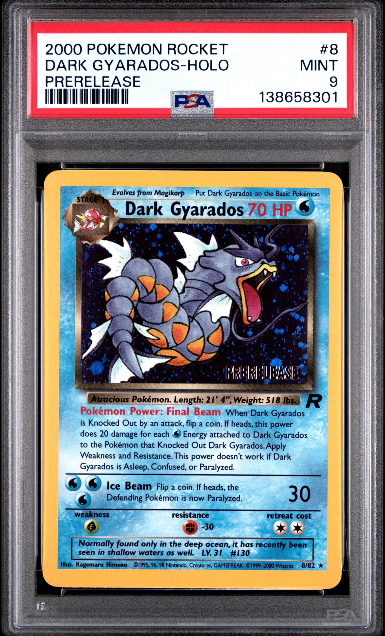 best sleeves for pokemon cards reddit PSA 9 Gyarados Holo