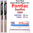 thumbnail image 1 of 2000 Pontiac Sunfire Beam Blade Wipers (Set of 2), 1 of 3