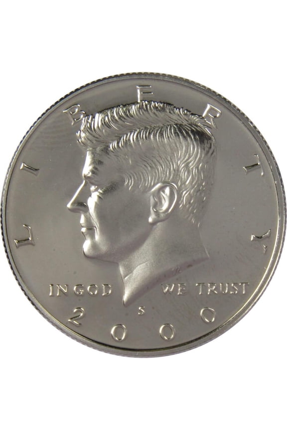 2000 S Kennedy Half Dollar Choice Proof Clad 50c US Coin Collectible