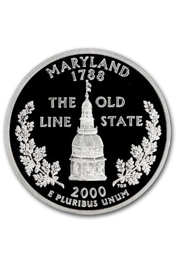 2000-S Maryland State Quarter Gem Proof (Silver)
