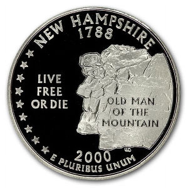 New Hampshire State Coin Bear Collectible - 9th State Quarter Plush
