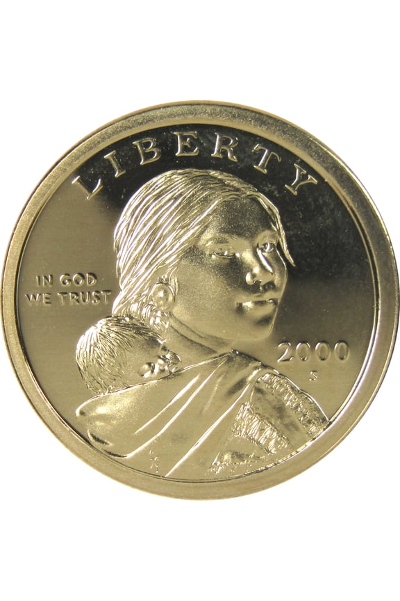 2000 S Sacagawea Native American Dollar Choice Proof $1 Coin