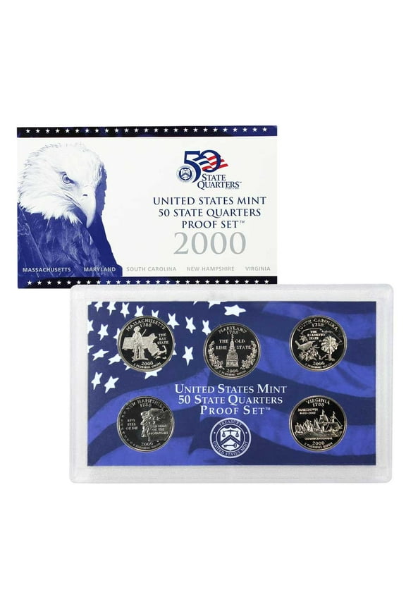 2000-S U.S. Clad State Quarters Proof Set