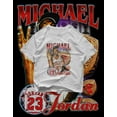 2000'S Vintage &Michael Jordan& Unisex TShirt Shirt, Size L, Tee Light
