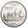 thumbnail image 1 of 2000-S Virginia State Quarter Gem Proof (Silver), 1 of 2