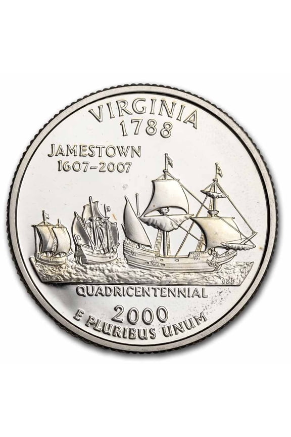 2000-S Virginia State Quarter Gem Proof (Silver)