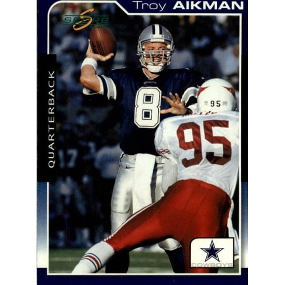 2000 Score #52 Troy Aikman NFL Football Trading Card