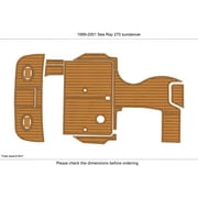 2000 Sea Ray 270 sundancer cockpit Swim platform Boat EVA Pad Teak Faux Flooring
