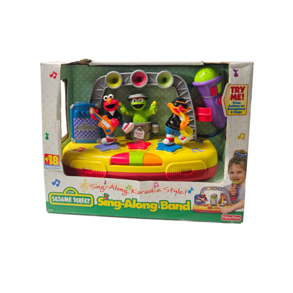 2000 Sesame Street Sing Along Band w/ Microphone & Flashing Stage Lights 18+ Months