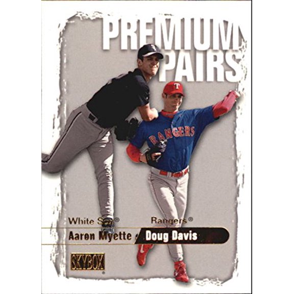 2000 SkyBox #243 A.Myette D.Davis MLB Baseball Trading Card