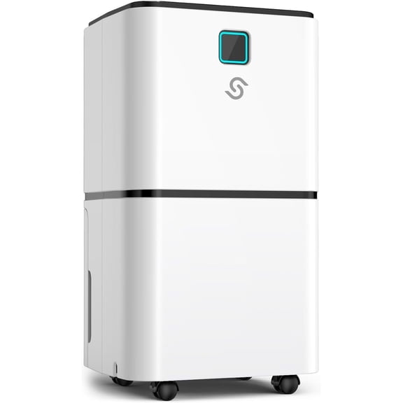 2000 Sq.Ft Dehumidifier for Basement - 36 dB 30 Pints Quiet Dehumidifiers with Drain Hose for Bedroom Bathroom Rv 3 Modes with LED Intelligent Humidity Light