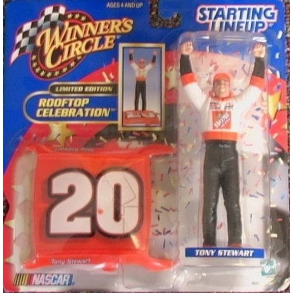 2000 Starting Lineup Tony Stewart Limited Edition Rooftop celebration