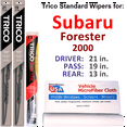 thumbnail image 1 of 2000 Subaru Forester Wiper Blades (Set of 3) w/Rear Wiper, 1 of 3