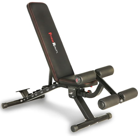 2000 Super Max XL - Adjustable Weight Bench - Bench Press and Workout Bench for Incline Decline Strength Training - No Gap Foldable Workout Benches for Home - 850 Pound Capacity