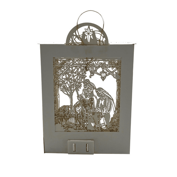 2000 The Nativity (Laser Gallery) Hallmark Keepsake Christmas Tree Ornaments QLZ4301