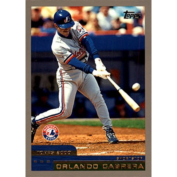 2000 Topps #34 Orlando Cabrera MLB Baseball Trading Card