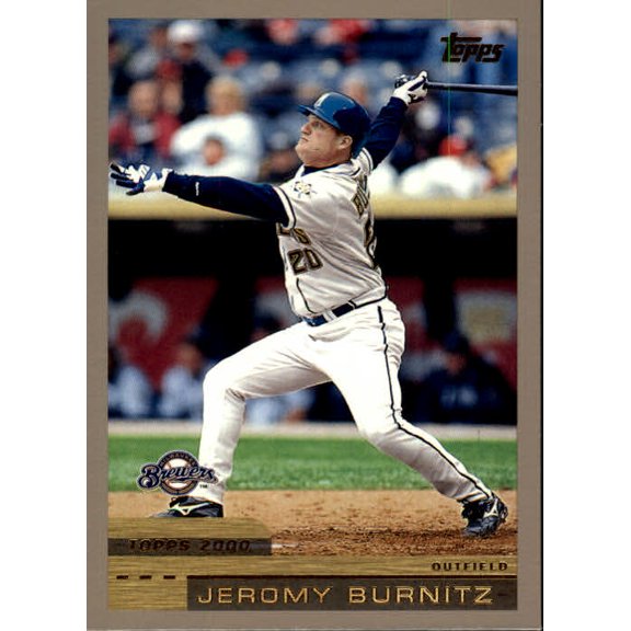 2000 Topps #375 Jeromy Burnitz MLB Baseball Trading Card