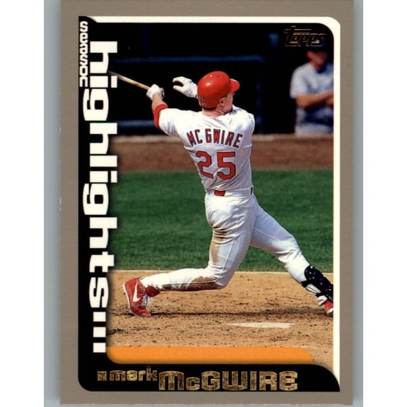 2000 Topps #456 Mark McGwire SH MLB Baseball Trading Card