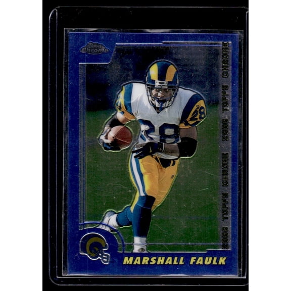 2000 Topps Chrome Previews Marshall Faulk #CP15