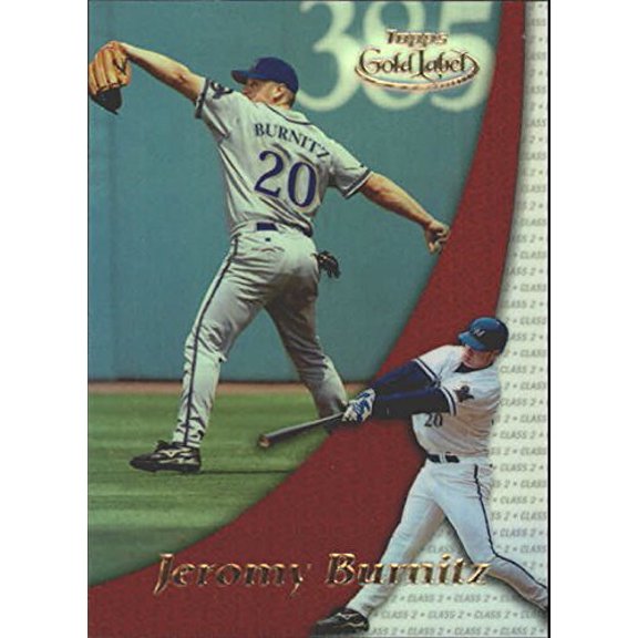 2000 Topps Gold Label Class 2 #43 Jeromy Burnitz MLB Baseball Trading Card