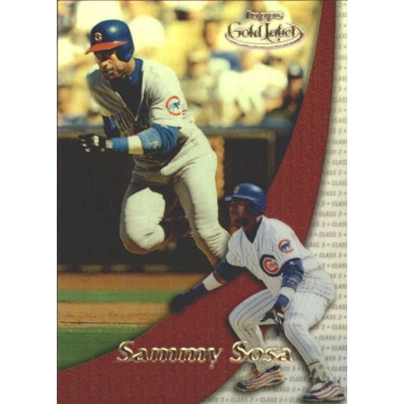 2000 Topps Gold Label Class 3 #1 Sammy Sosa MLB Baseball Trading Card