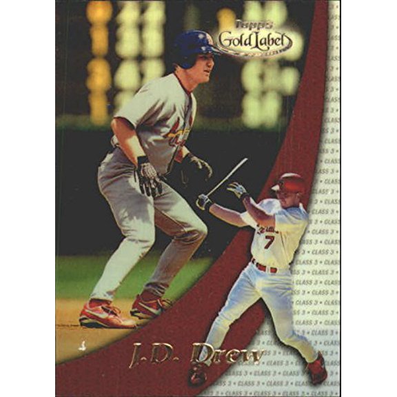 2000 Topps Gold Label Class 3 #78 J.D. Drew MLB Baseball Trading Card