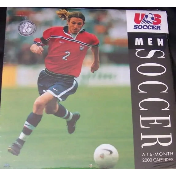 2000 US Soccer calendar Frankie Hejduk cover Sealed