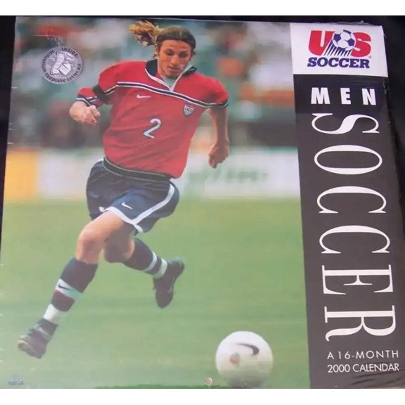 2000 US Soccer calendar Frankie Hejduk cover Sealed