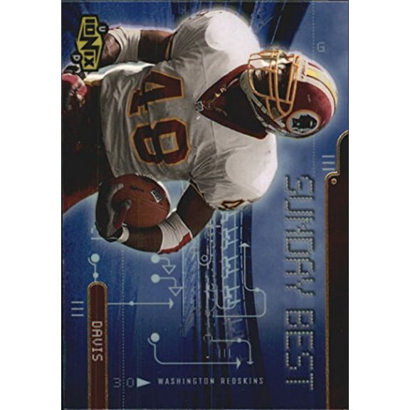 2000 UD Ionix Sunday Best #SB1 Stephen Davis NFL Football Trading Card