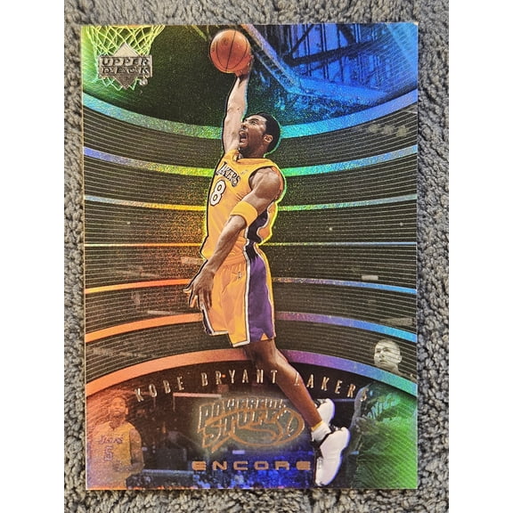 2000 Upper Deck Encore Powerful Stuff Kobe Bryant Los Angeles Lakers #PS1 Basketball Card