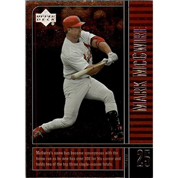 2000 Upper Deck Legends #23 Mark McGwire MLB Baseball Trading Card