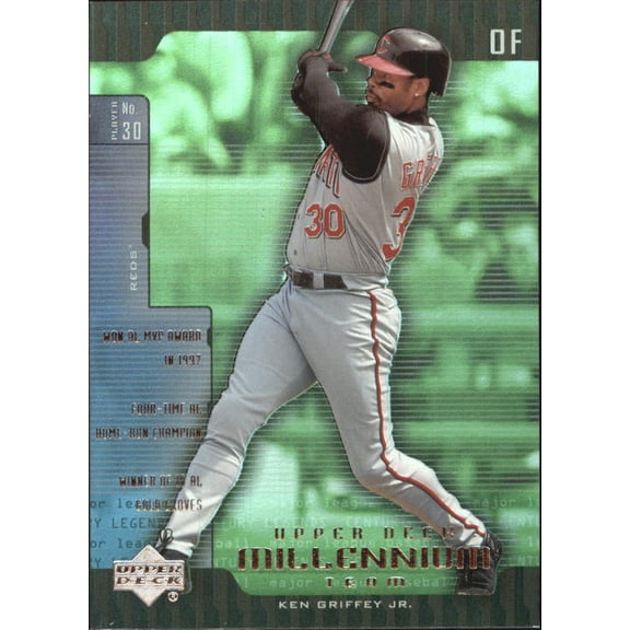 2000 Upper Deck Legends Millennium Team #UD10 Ken Griffey Jr. MLB Baseball Trading Card