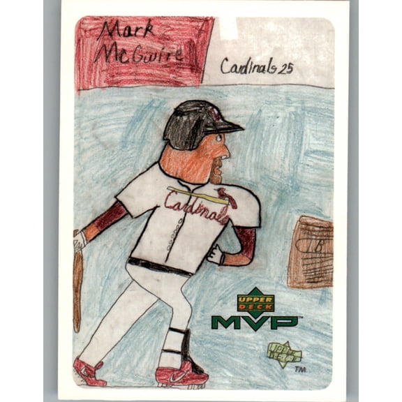 2000 Upper Deck MVP Draw Your Own Card #DT24 Mark McGwire MLB Baseball Trading Card
