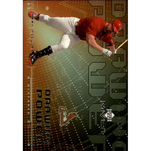 2000 Upper Deck MVP Drawing Power #DP1 Mark McGwire MLB Baseball Trading Card