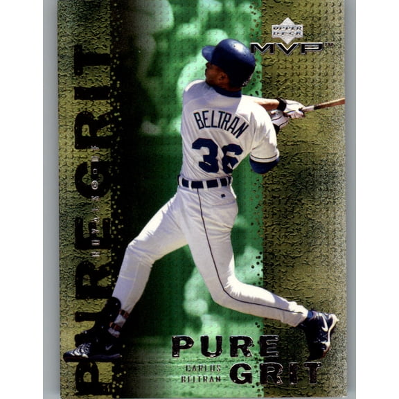 2000 Upper Deck MVP Pure Grit #G6 Carlos Beltran MLB Baseball Trading Card