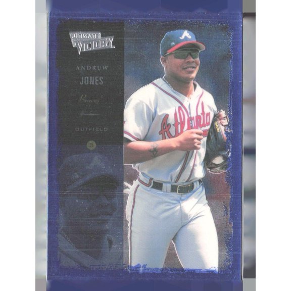 Near Mint or Better 2000 Upper Deck Ultimate Victory Andruw Jones #48 Atlanta Braves Baseball Card