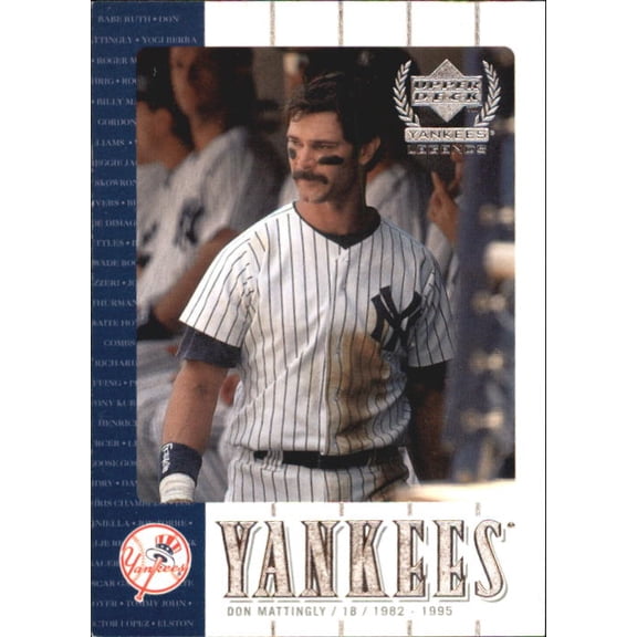 2000 Upper Deck Yankees Legends #6 Don Mattingly MLB Baseball Trading Card