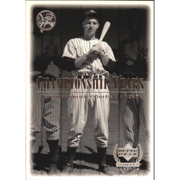2000 Upper Deck Yankees Legends #76 Tommy Henrich '47 TCY MLB Baseball Trading Card