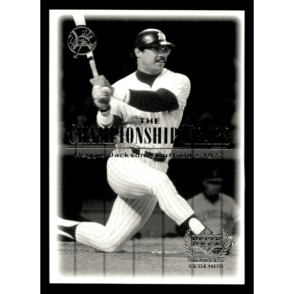 Reggie Jackson 2000 Upper Deck Yankees Legends The Championship Years #86 Baseball Trading Card