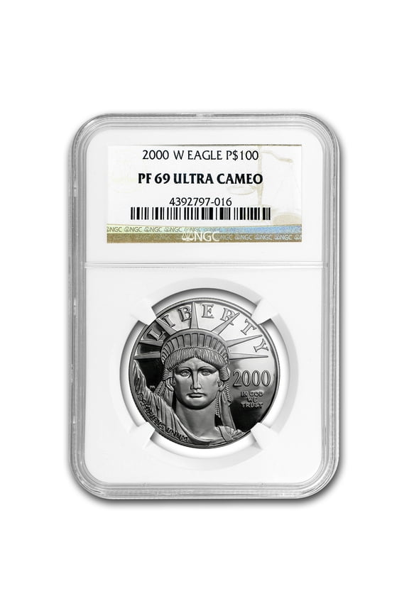 2000-W 1 oz Proof American Platinum Eagle PF-69 NGC