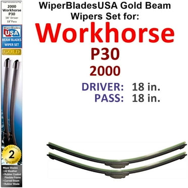 2000 Workhorse P30 Beam Wiper Blades Wipers WBUSA (Set of 2)