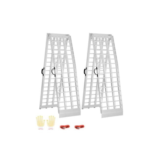 Handle For Loading Bay Ramps Vevor ZZGPDLZ2000LOI7OBV0 2000 lbs Aluminum Heavy Duty Loading Ramps ...