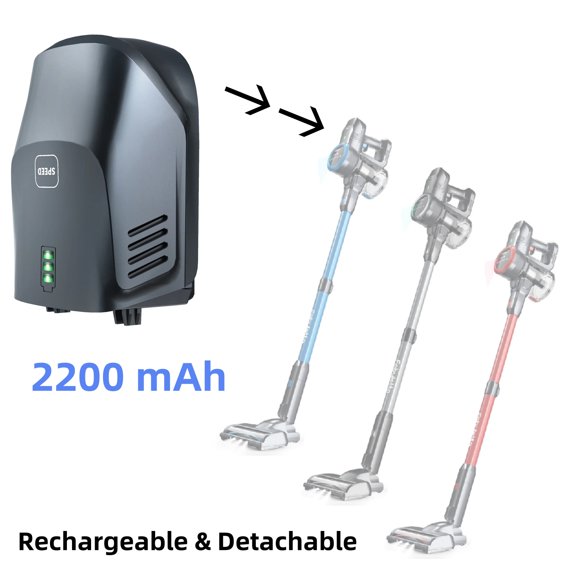2000 mAh Rechargeable & Detachable Stick Vacuum Cleaner Battery Replacement For WARIOUT H11