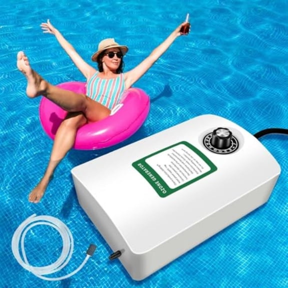 2000 mg/hour ozone generator with timer, portable ozone machine, suitable for cold water soaking, ice bath, hot tub, spa and water purification.