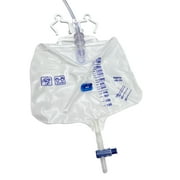 Endure 2000 mL Urinary Drainage Bag with Anti-Reflux, 5 Pack Adult Latex-Free