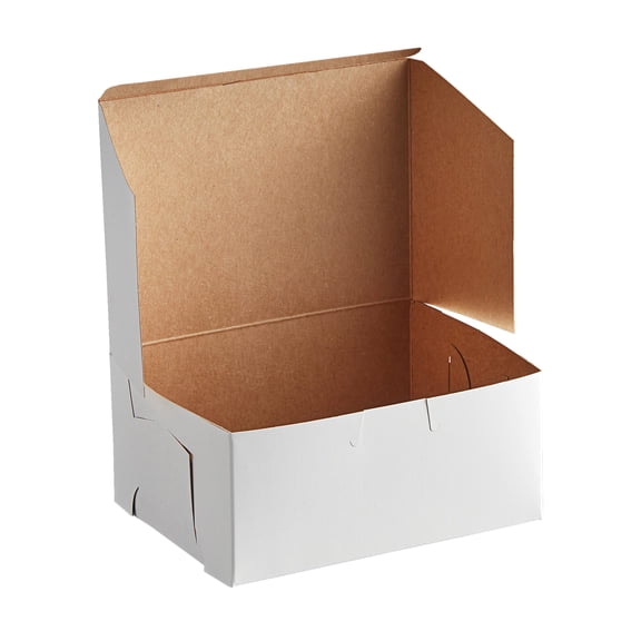 White Standard Cake Boxes, Paperboard Bakery Dessert Containers, 2000 Count, 5.5 x 4 x 3 in